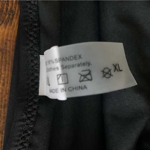 Tempt Me Ruffle V Neck Wrap Style Waist Tie One Piece Swimsuit Sz XL - Picture 4 of 4